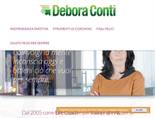 Tablet Screenshot of deboraconti.com